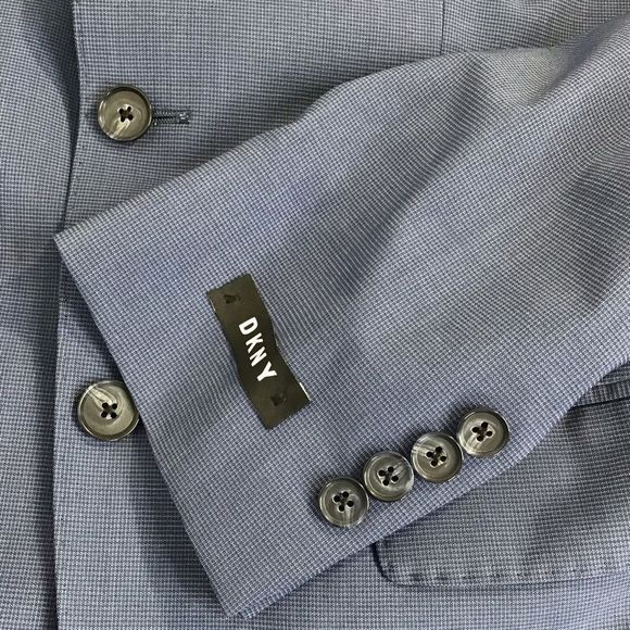 New DKNY Modern Fit Dress Jacket Blazer 2 Button - Picture 9 of 11
